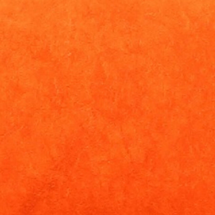 Manhattan Comfort Tulip Polished Chrome Velvet Swivel Accent Chair - Orange