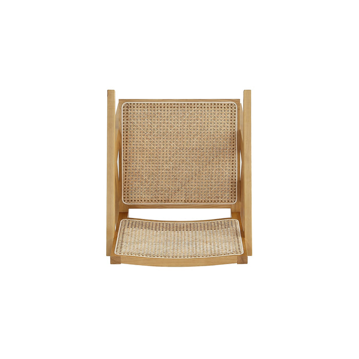 Manhattan Comfort Hamlet Accent Chair - Natural Cane