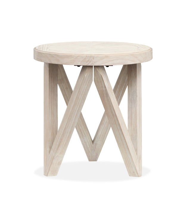 Albion 22\" End Table - Coconut Cream