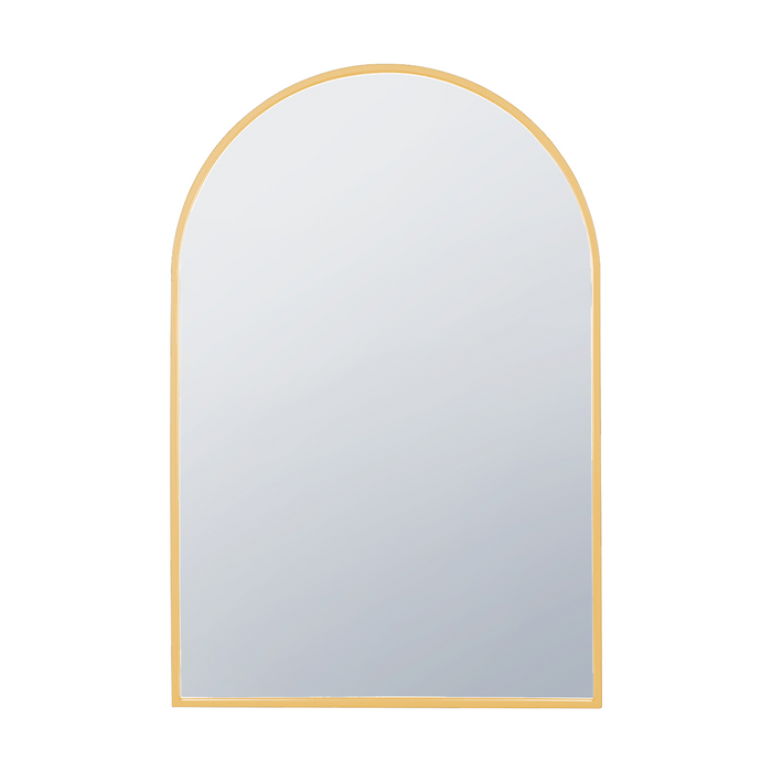 Arcus 24\" X 36\" Hand Crafted Architectural Mirror - Gold