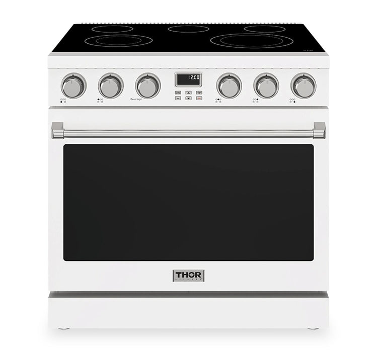 Thor Kitchen 36” 6.0 Cu. Ft. Electric Range - White - ARE36W
