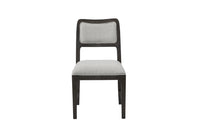 Austin Dining Chair with Polyester Fabric - Taupe/Brown