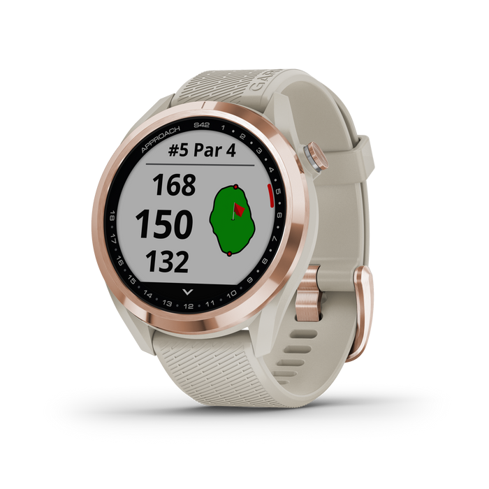 Garmin Approach® S42 Gps Golf Smartwatch - Fitness Tracker W/ Multi-gnss Support - Rose Gold