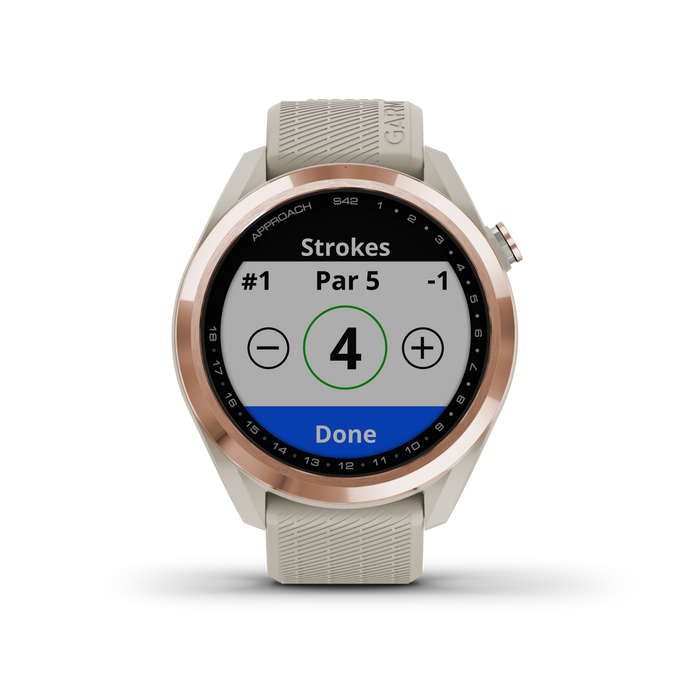 Garmin Approach® S42 Gps Golf Smartwatch - Fitness Tracker W/ Multi-gnss Support - Rose Gold