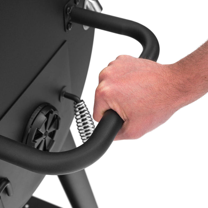 Broil King Regal Charcoal Offset 400 Charcoal Grill and Offset Smoker in Black