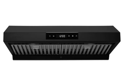 Hauslane 30" Under Cabinet Matte Black Range Hood - UC-PS18BLK-30|Hotte de cuisinière sous l'armoire Hauslane de 30 po noir mat - UC-PS18BLK-30