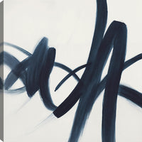 Blue Abstract II Canvas Wall Art – 24