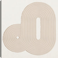 Beige Abstract I Canvas Wall Art – 24