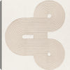 Beige Abstract II Canvas Wall Art – 24\" x 24\"
