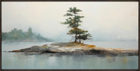 Lone Tree Framed Acrylic Touch Art – 25