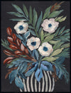 Colorful Vase Framed Canvas Art – 31\" x 41\"