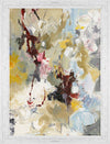 Floral Abstract I Framed Matted Glass Art – 26\" x 34\"