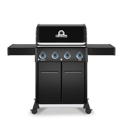 Broil King Baron 420 Pro Shadow 4-Burner 40,000-BTU Natural Gas BBQ - 674117 Grill | Broil King Baron 420 Pro Shadow 4-bruleurs 40 000 BTU Barbecue a gaz naturel - 674117