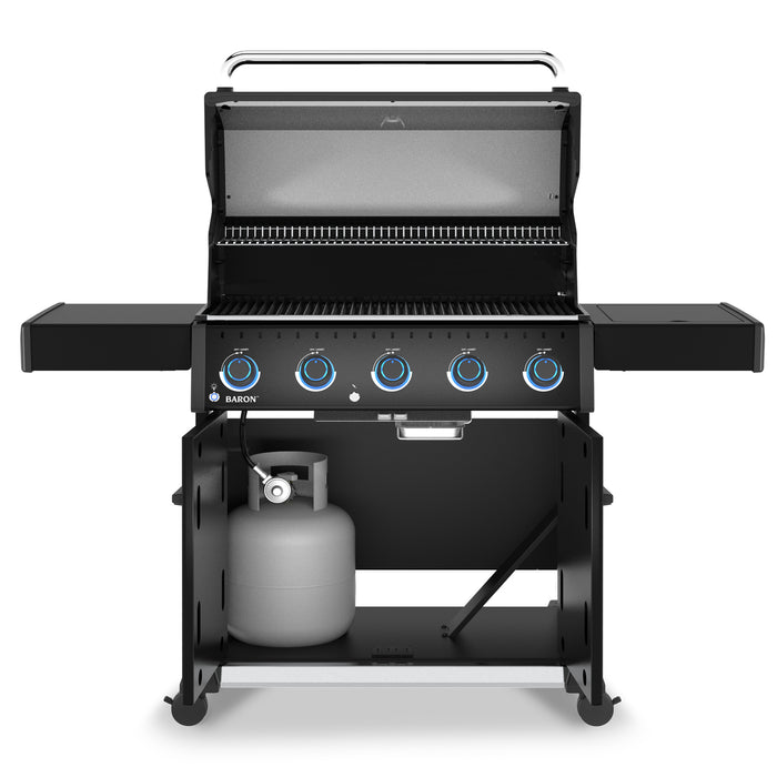 Broil King Baron 520 Pro Shadow 5-Burner 45,000-BTU Propane Gas BBQ - 675114 Grill