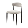Kort & Co. Capri Dining Chair, Polyester Fabric, Metal – Beige