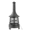 Deko Living Metal Wood Burner Chimney Fire Pit
