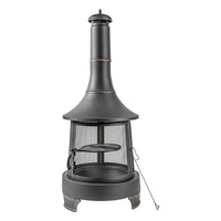 Deko Living Metal Wood Burner Chimney Fire Pit