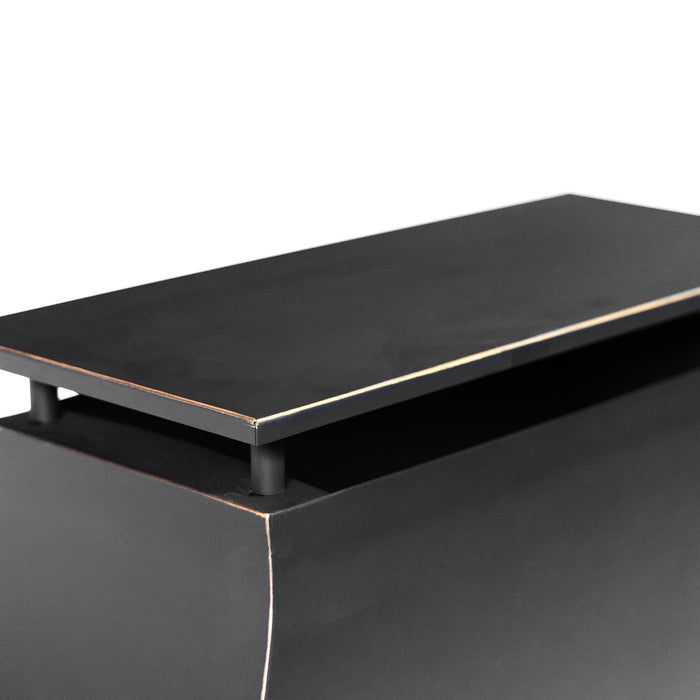 Deko  Living 80\" Metal Wood Burner Fireplace 