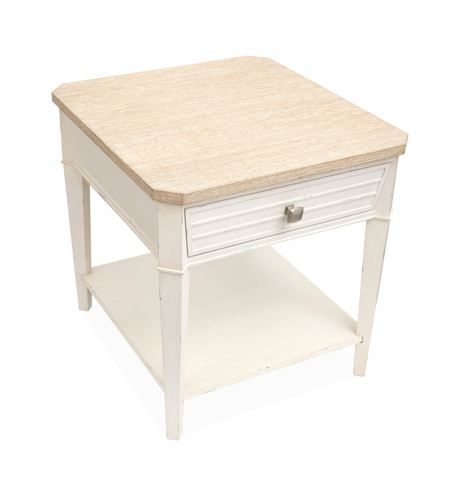 Collins 24\" End Table with Storage - Driftwood