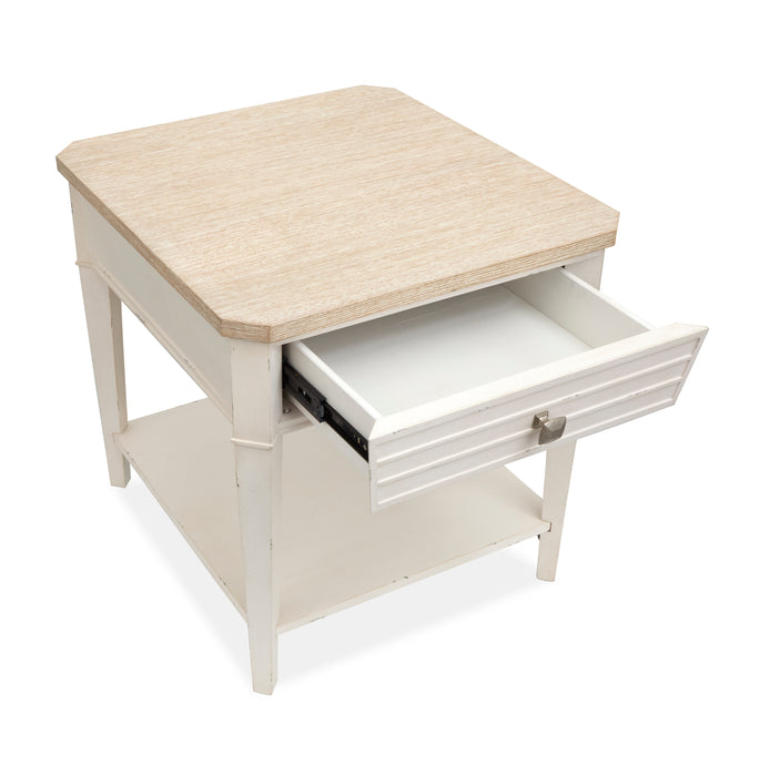Collins 24\" End Table with Storage - Driftwood
