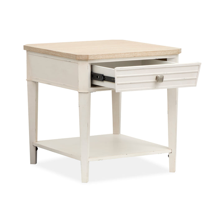 Collins 24\" End Table with Storage - Driftwood