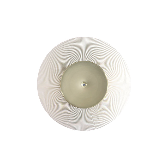 Manhattan Comfort Modern Anderson Coffee Table Upholstered Leatherette with Ceramic Faux Marble Tabletop - Cream