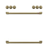Café Brushed Brass Handle and Knob Kit for Range - CXFCGHKPMCG