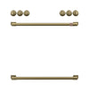 Café Brushed Brass Handle and Knob Kit for Range - CXFCHHKPMCG