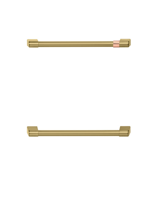 Café Brushed Brass Double-Drawer Dishwasher Handle Kit - CXQD2H2PNCG
