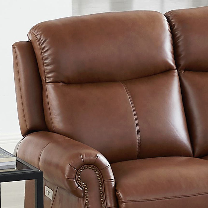 Hydeline Royce Power Reclining Loveseat - Brown