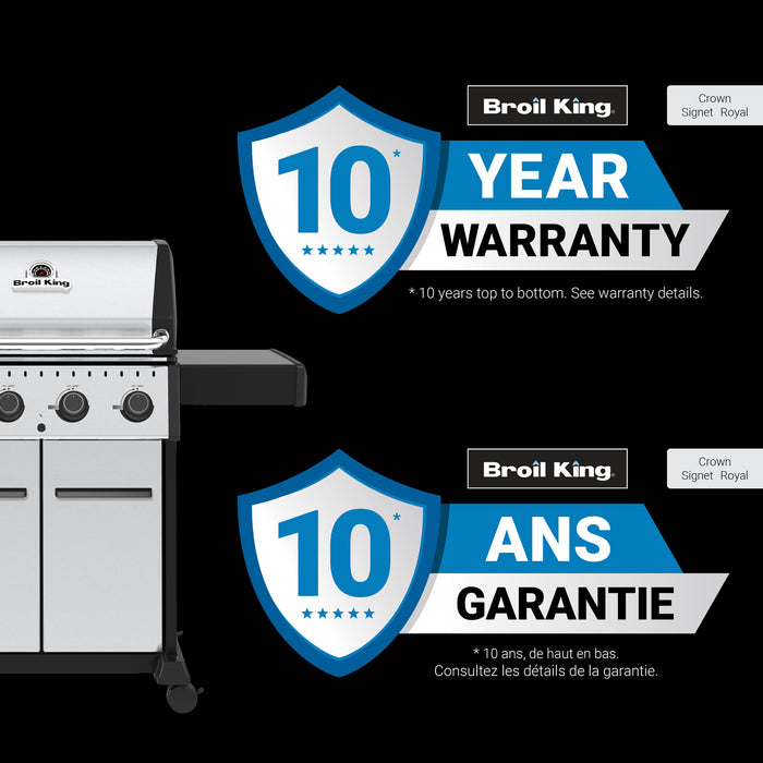 Broil King Crown S 440 4-Burner 40,000-BTU Natural Gas BBQ - 865367 Grill