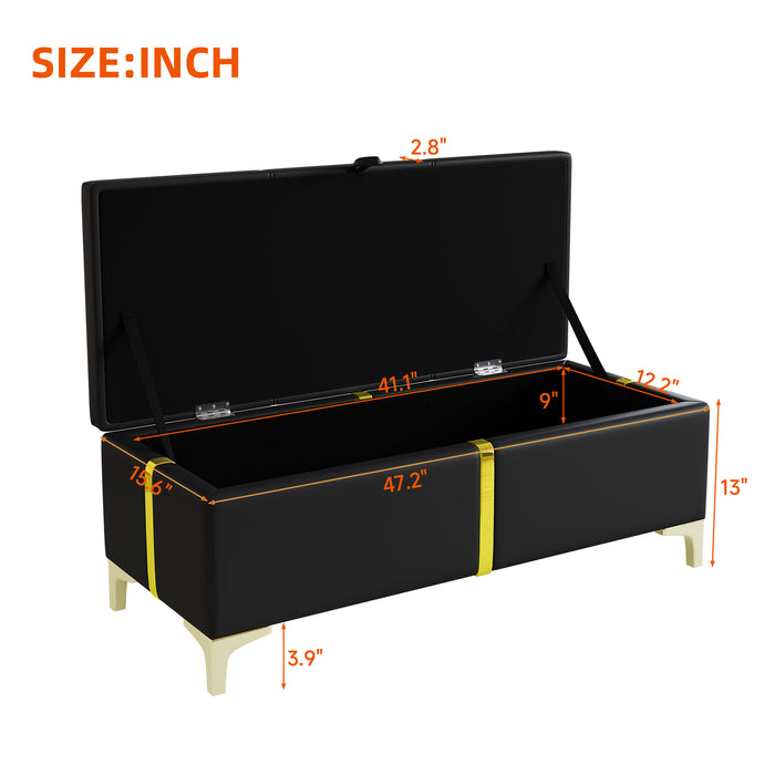 Nicole 2 Piece Bedroom Set With Upholstered Platform Bed And Ottoman Bench,queen Size,black Queen Bed