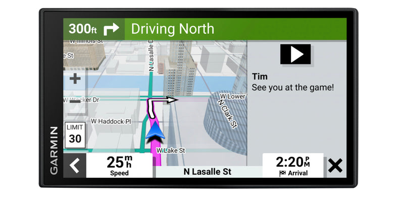 Garmin Drivesmart™ 66 Mt Gps Navigator Dash Cam - For Vacation With Voice Assist And 6\" Display