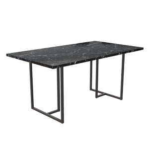 Cosmoliving By Cosmopolitan Astor Dining Table - Black Marble