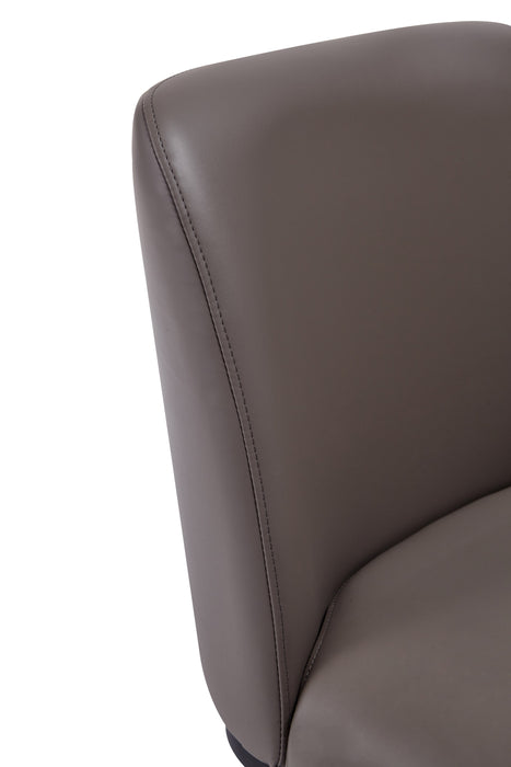 Manhattan Comfort Serena Faux Leather Dining Chair - Grey