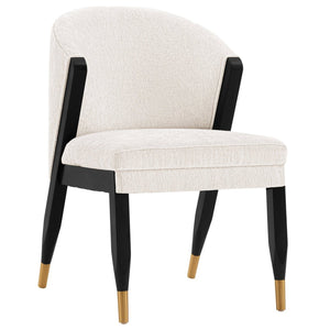 Manhattan Comfort Modern Ola Chenille Dining Chair - Cream