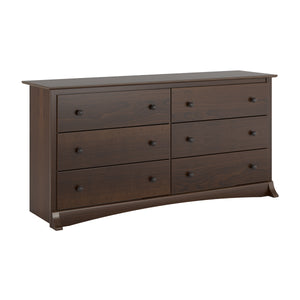 Sonoma 6-Drawer Dresser - Espresso