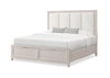Elana 5pc Bedroom Set with Storage Bed, Dresser & Mirror, Natural - King Size