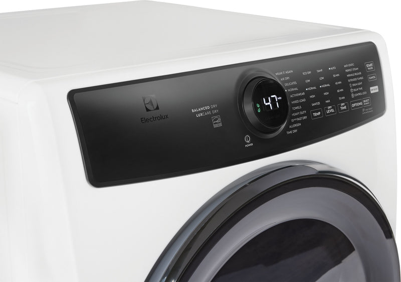 Electrolux  8.0 Cu. Ft. Front Load Perfect Steam™ Electric Dryer  - Matte White - ELFE773CMW