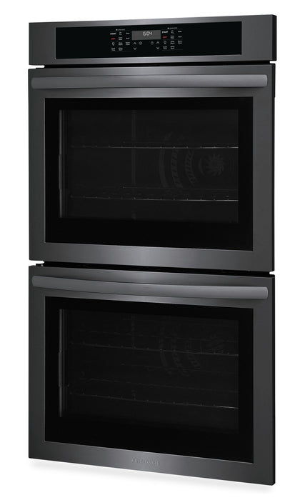 Frigidaire 30'' Double Wall Oven – Black Stainless Steel - FCWD3030AD