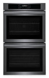 Frigidaire 30'' Double Wall Oven – Black Stainless Steel - FCWD3030AD