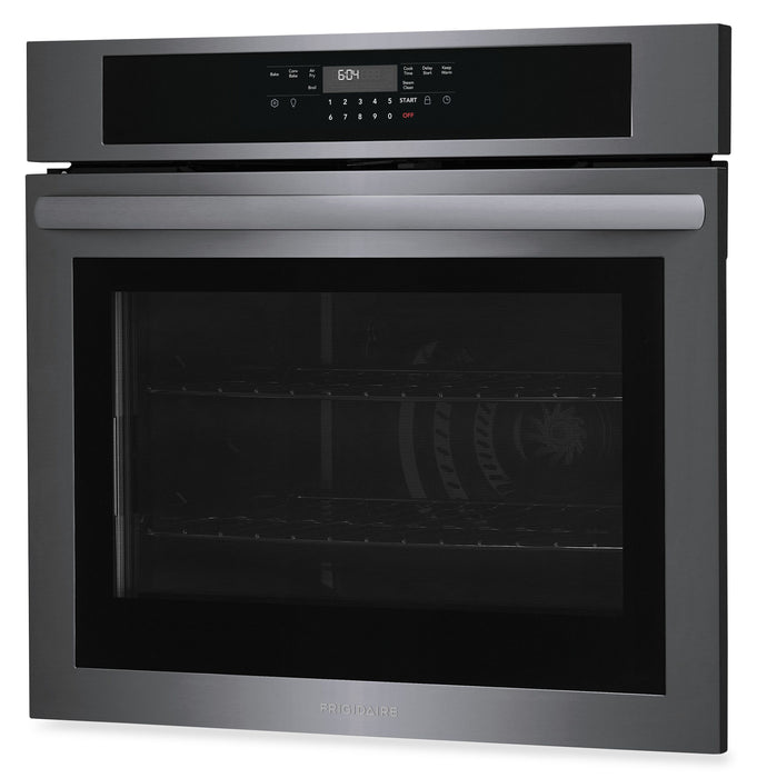  Frigidaire 30'' Electric Single Wall Oven – Black Stainless Steel - FCWS3030AD