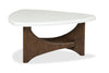 Frampton 38\" Coffee Table with Marble Veneer Top - Coffee 