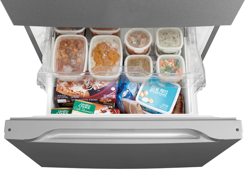 Frigidaire 29.5” 19 Cu. Ft. Bottom Freezer Refrigerator - Smudge-Proof Stainless Steel - FRBE1925AF