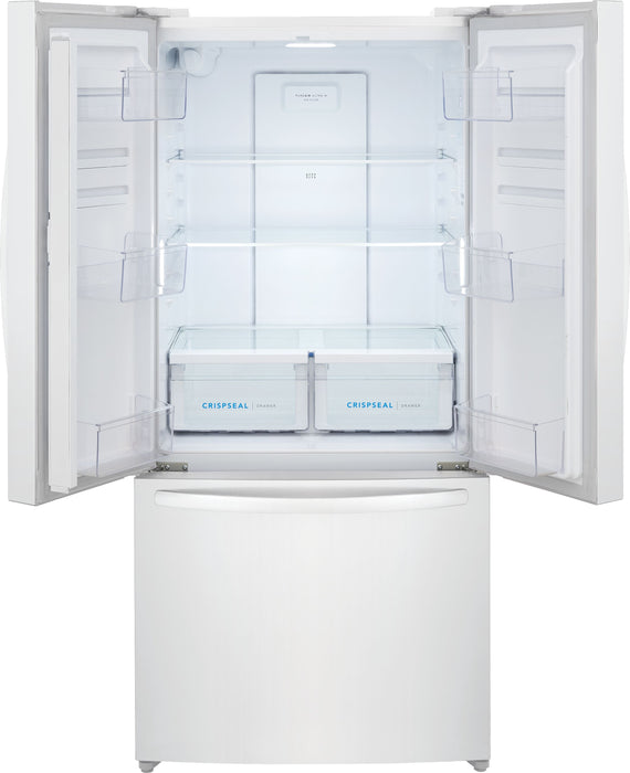 Frigidaire 18 Cu. Ft. Counter-Depth French Door Refrigerator - White - FRFG1723AW