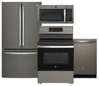 GE 4-Piece Kitchen Appliance Package - Slate 