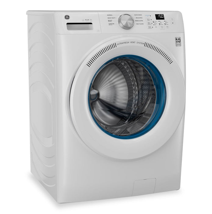 GE 5.3 Cu. Ft. Front Load Washer with UltraFresh Vent System - White - GFW350SSYWW