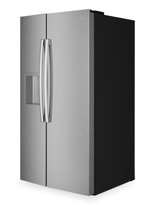 GE 27.7 Cu. Ft. Side-By-Side Refrigerator - Fingerprint Resistant Stainless - GSS28PYYFS 