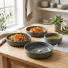 Gaia Stoneware Dinner Bowls, Set of 4 | Ensemble de 4 Bols de Repas Gaia en Gres