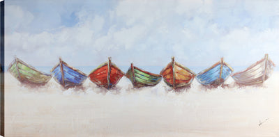Canoe Talk Stretched Canvas - 24" x 48"|Toile décorative tendue « Canoe Talk » - 24 po x 48 po
